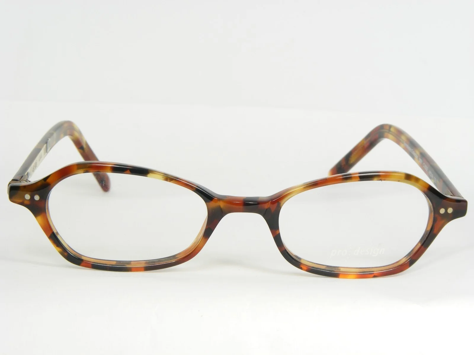 Vintage Rare Pro Design DENMARK 5001 5522 TORTOISE BROWN EYEGLASSES 46-19-138mm 2