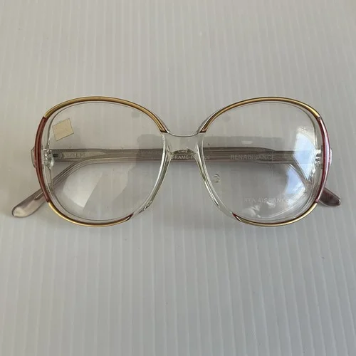 Vintage Renaissance Frame Eyeglasses Eyewear France 54x16x140