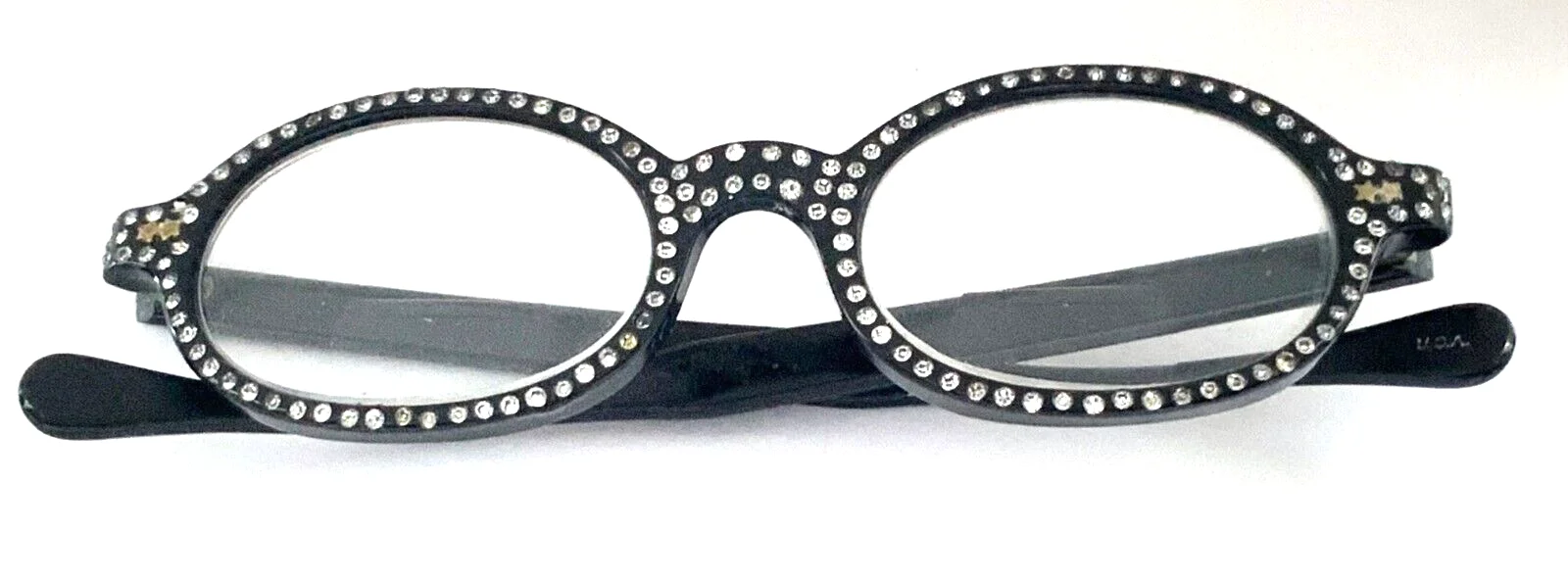 Vintage Rhinestone Studded Eyeglasses 2