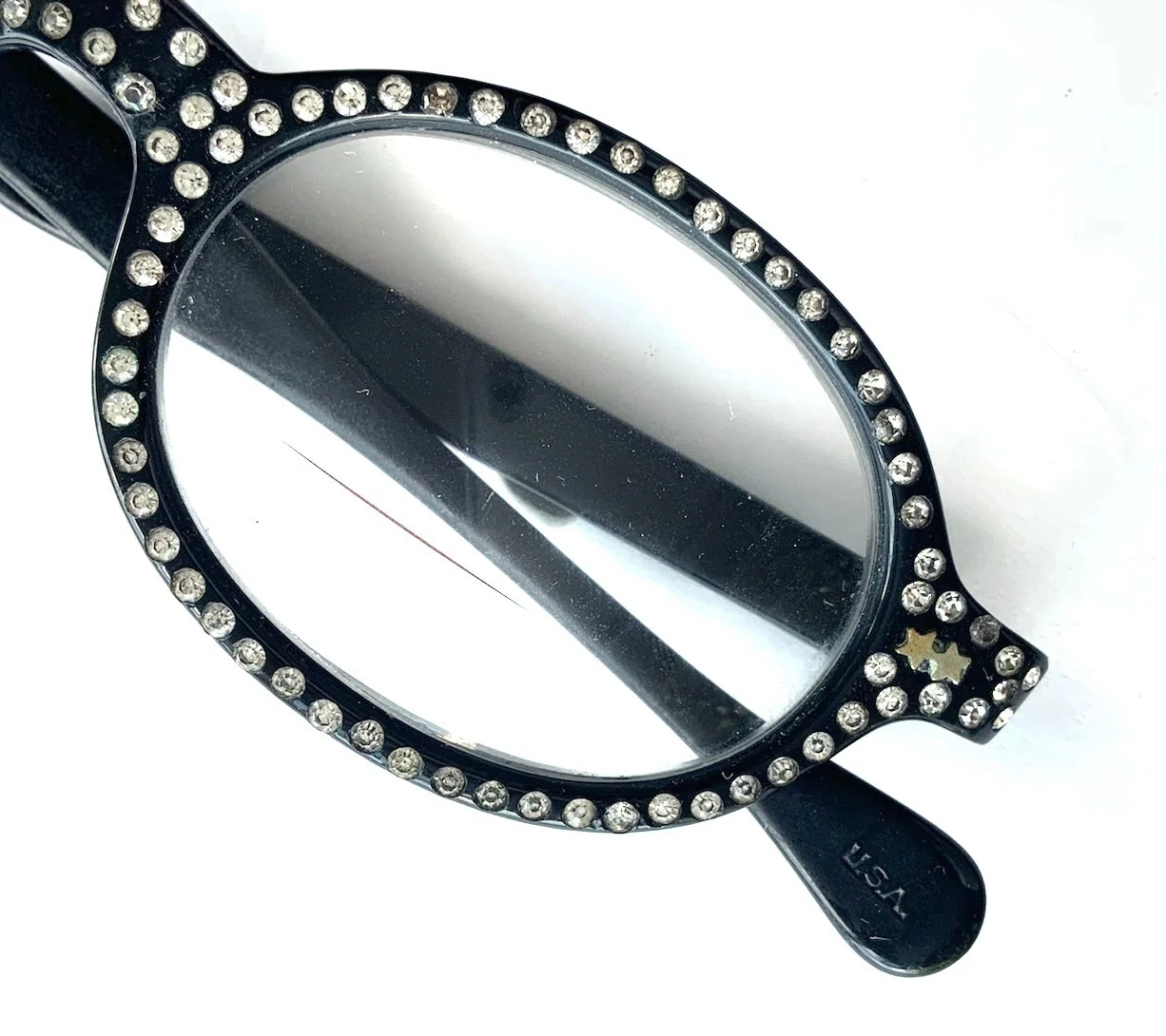 Vintage Rhinestone Studded Eyeglasses 3