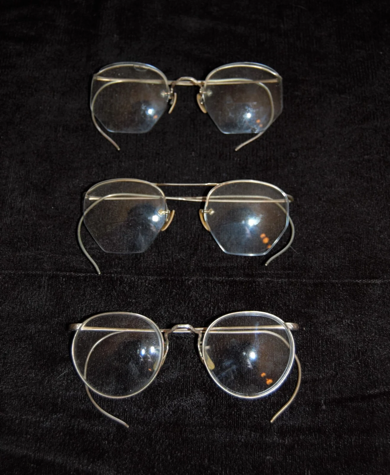 Vintage Round Glasses Women Metal Optical Eyeglasses Frames Transparent Clear Lens Eyewear Retro Brand Designer Spectacle 4