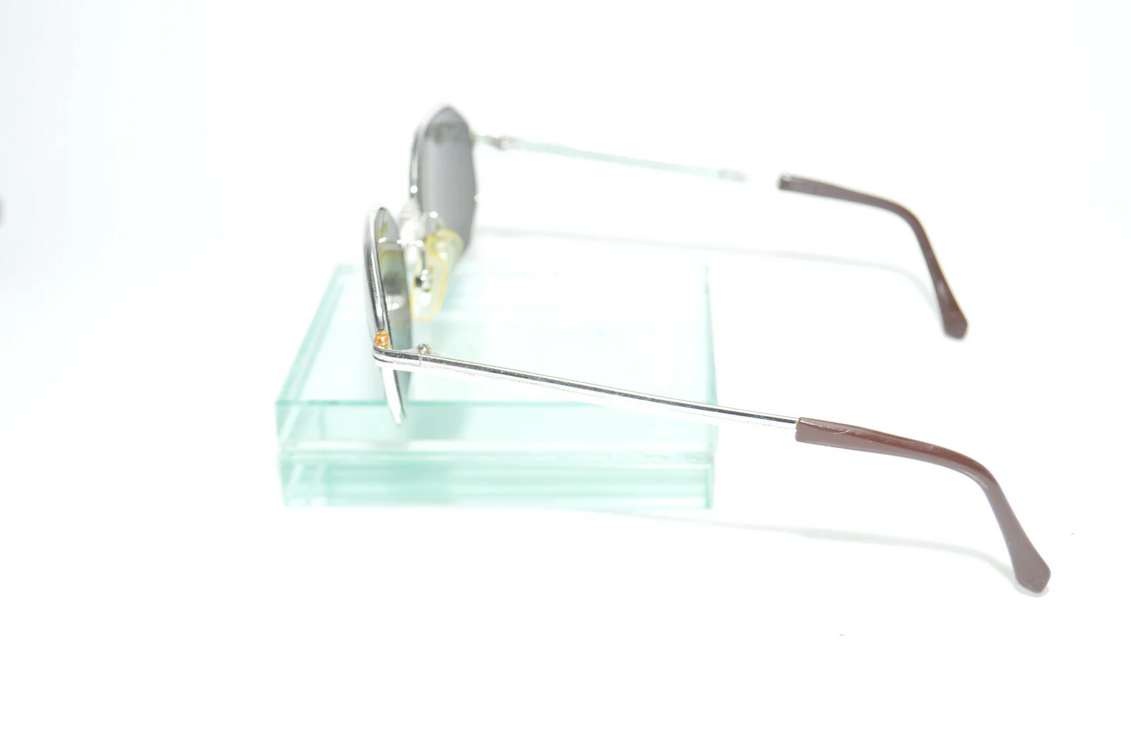 Vintage Safilo Octo II Sunglass/Eyeglass Frames 50[]20-140MM Chrome Italy 2