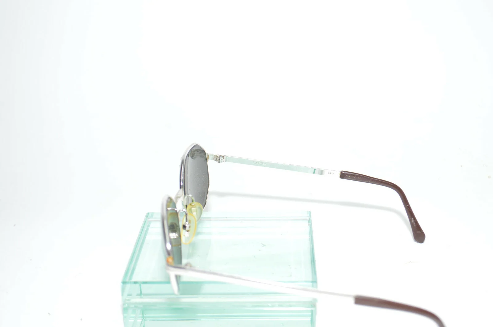 Vintage Safilo Octo II Sunglass/Eyeglass Frames 50[]20-140MM Chrome Italy 3