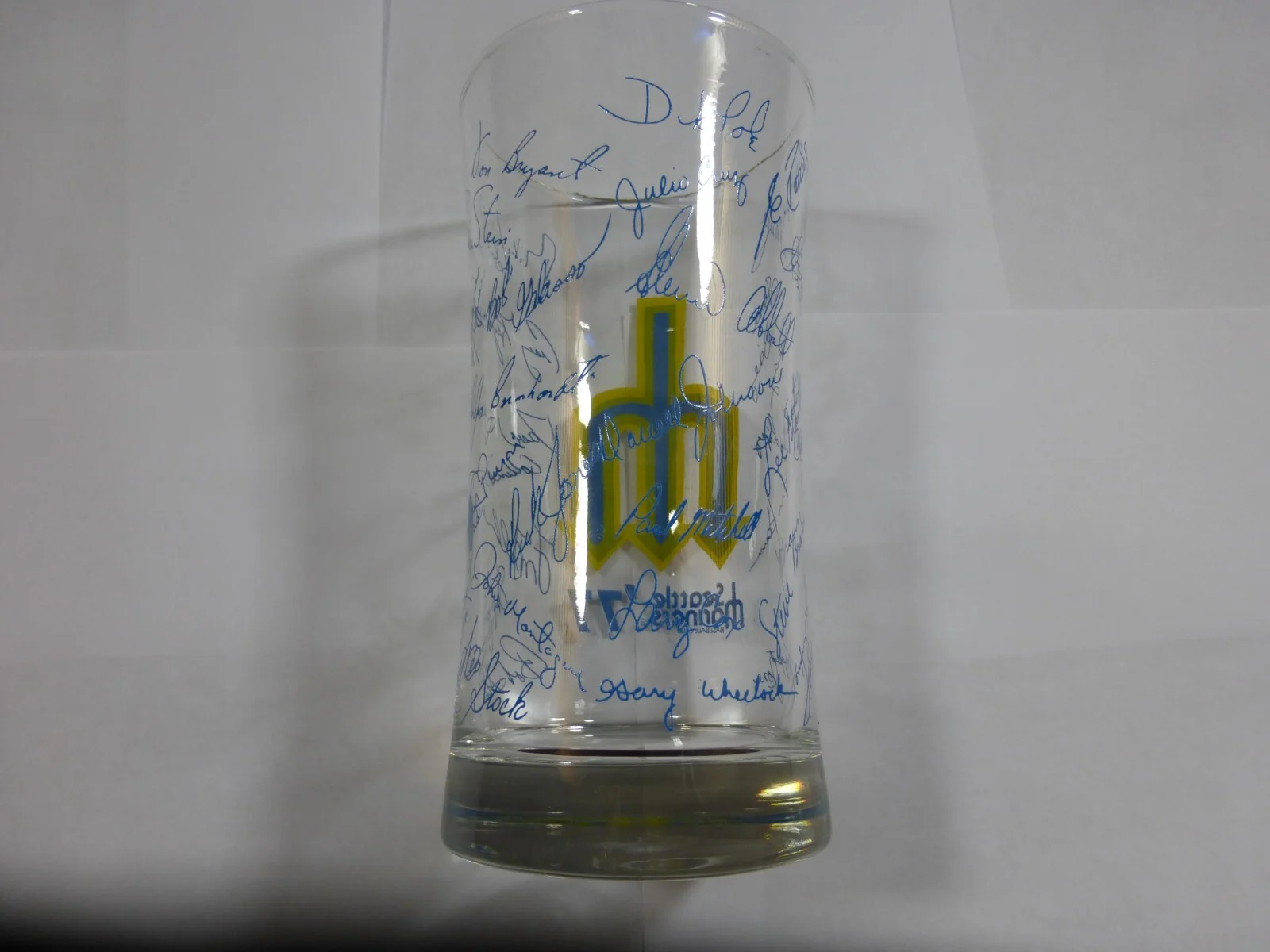 Vintage Seattle Mariners Baseball Club 1977 Inaugural Game Drinking Glass 2
