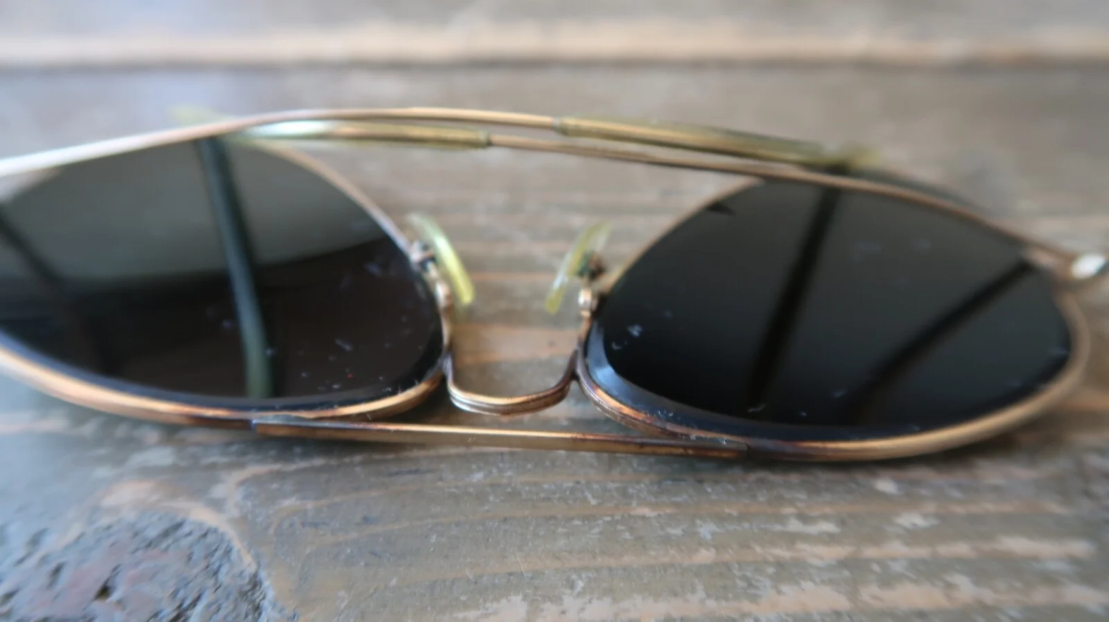 VINTAGE SEYTHOUX 14K GF TEARDROP AVIATOR Sunglasses FRAMES ONLY NO LENSES!!! 2