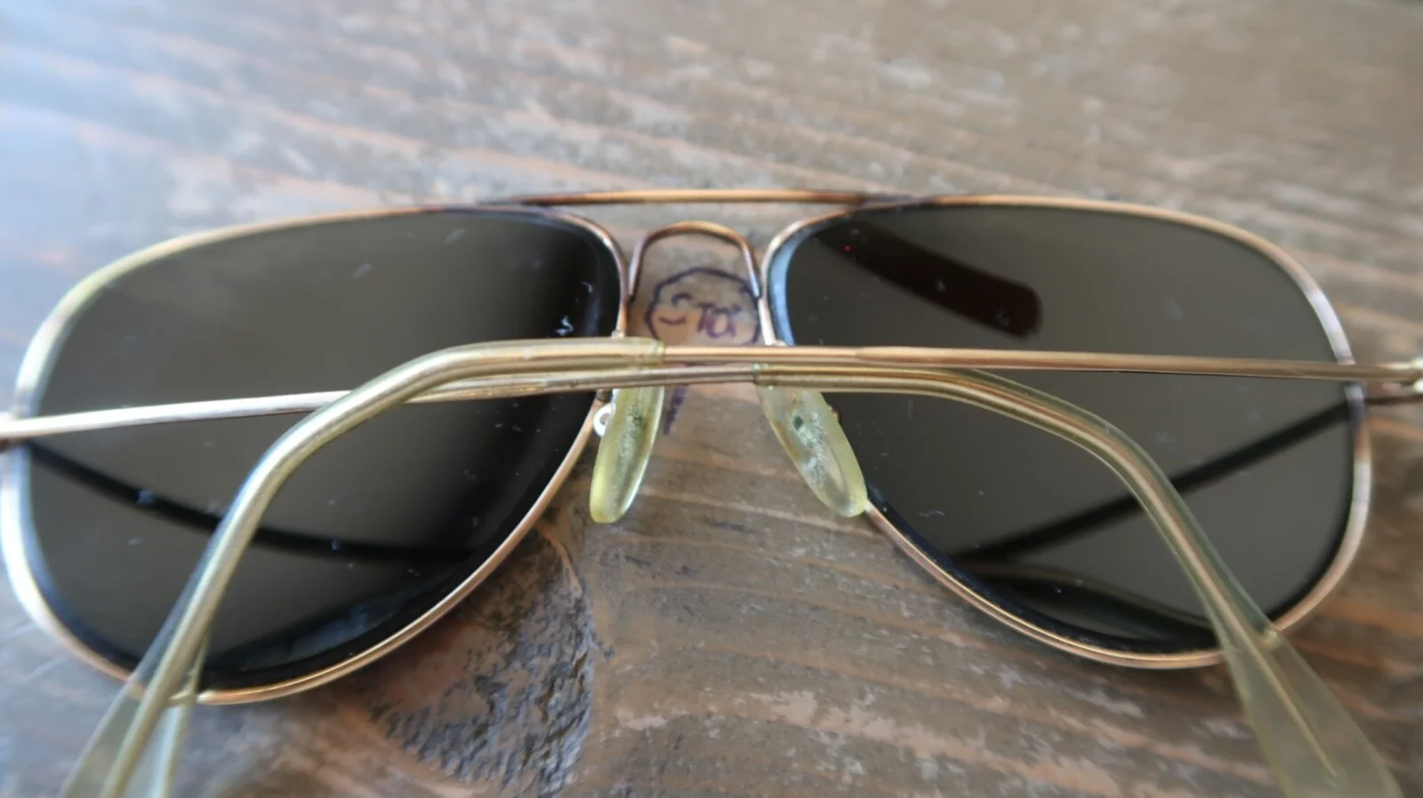 VINTAGE SEYTHOUX 14K GF TEARDROP AVIATOR Sunglasses FRAMES ONLY NO LENSES!!! 3