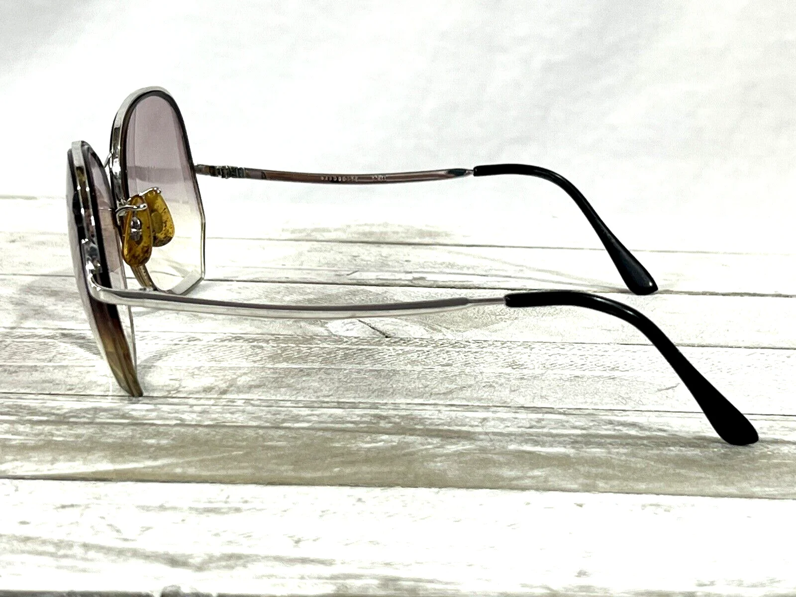 Vintage Silver Dollar Bridgette Womens Half Rim Eyeglass Frames Silver 54▯18-130 4