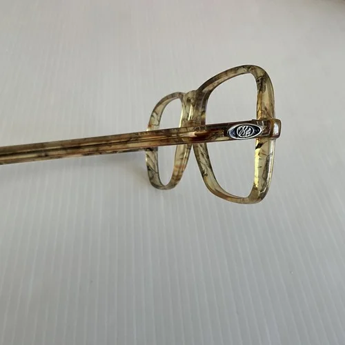 Vintage SM All-Ways Frame Eyeglasses Hong Kong Aviator Tortoise Shell 52x16x140 3