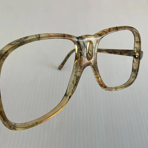 Vintage SM All-Ways Frame Eyeglasses Hong Kong Aviator Tortoise Shell 52x16x140 4