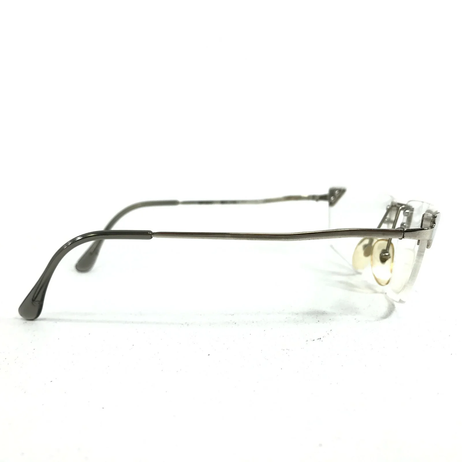 Vintage Sonia Rykiel SR502 Eyeglasses Frames Gray Silver Square Rimless 130 3