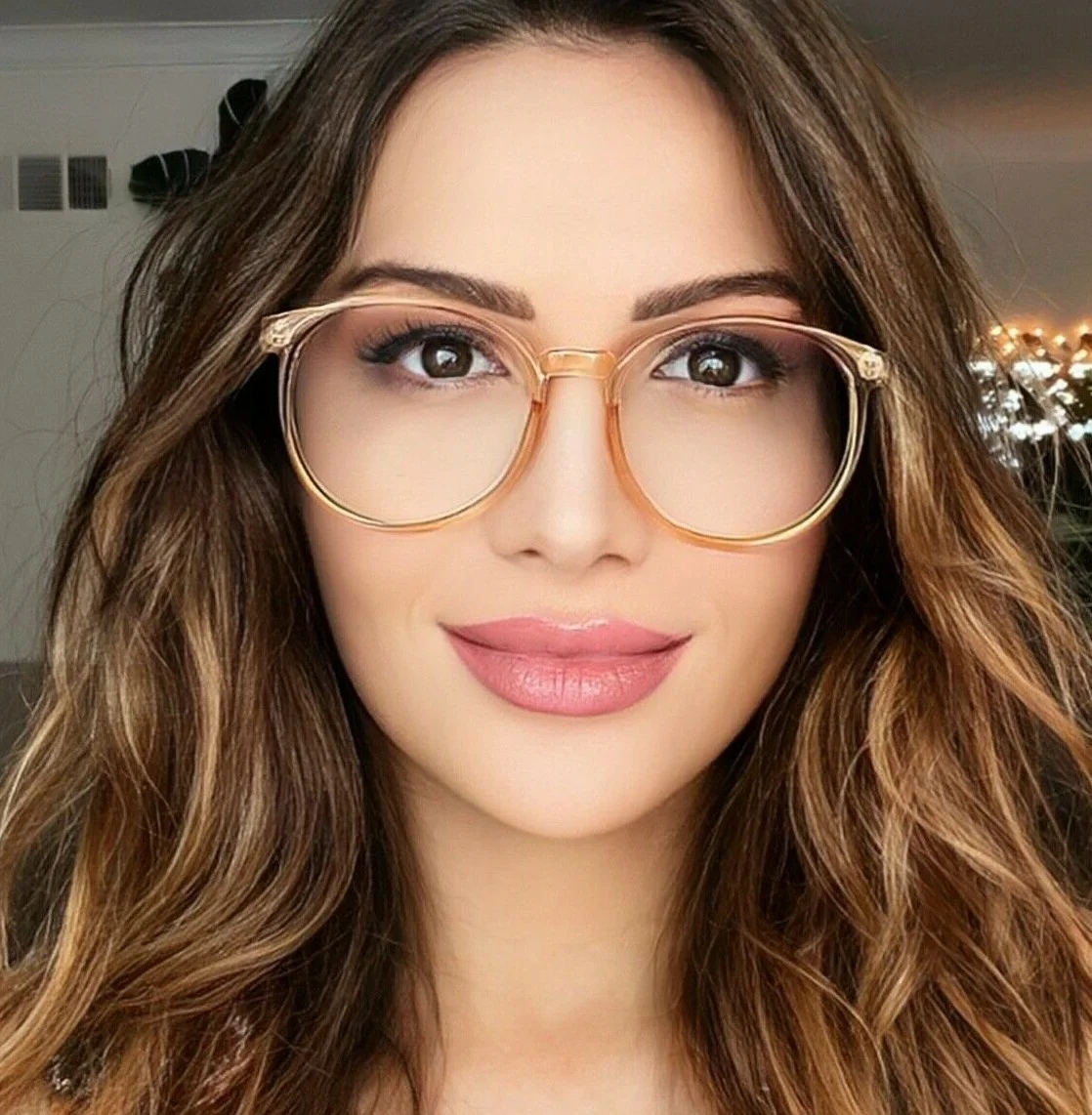 Vintage Style Smart Geek Round Circle Clear Lens Glasses Eyeglasses Frames 8280
