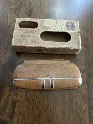 Vintage Tillyer Lenses Case and Shipper Box from Knoxville