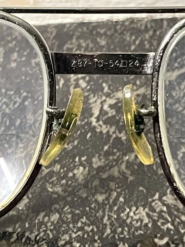 Vintage Titmus Z87 5 1/2 Eyeglasses Safety Glasses 54 [] 24 Bifocal Lens 4