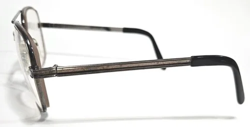 VINTAGE TITMUS Z87 SAFETY GLASSES 5 3/4 Silver Color Metal Frames Only 2
