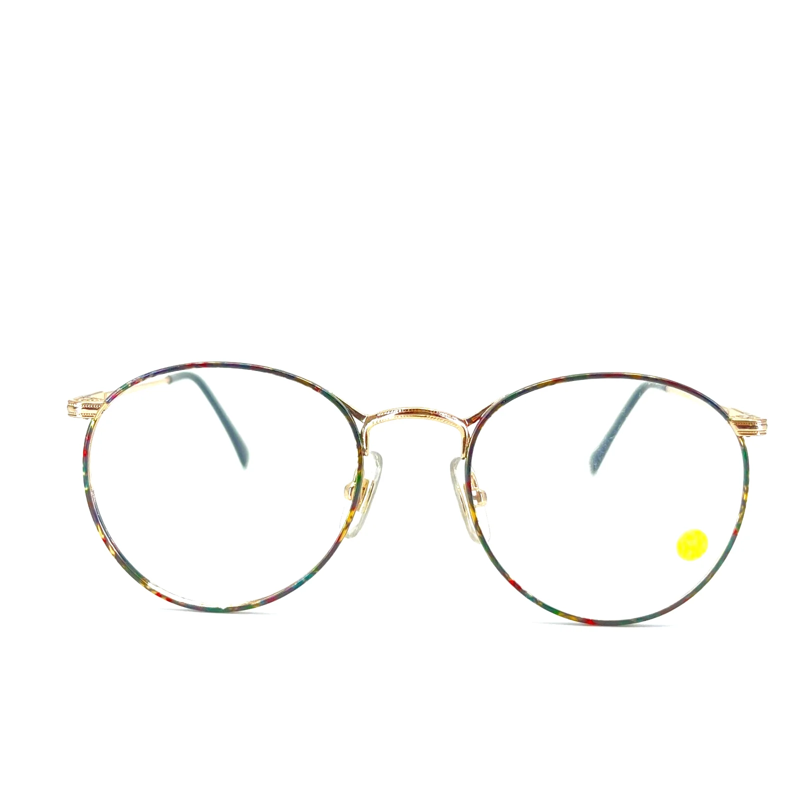 Vintage Unbranded Eyeglasses SIlver dollar Austin Color #3 Gold Frame 51-20-135