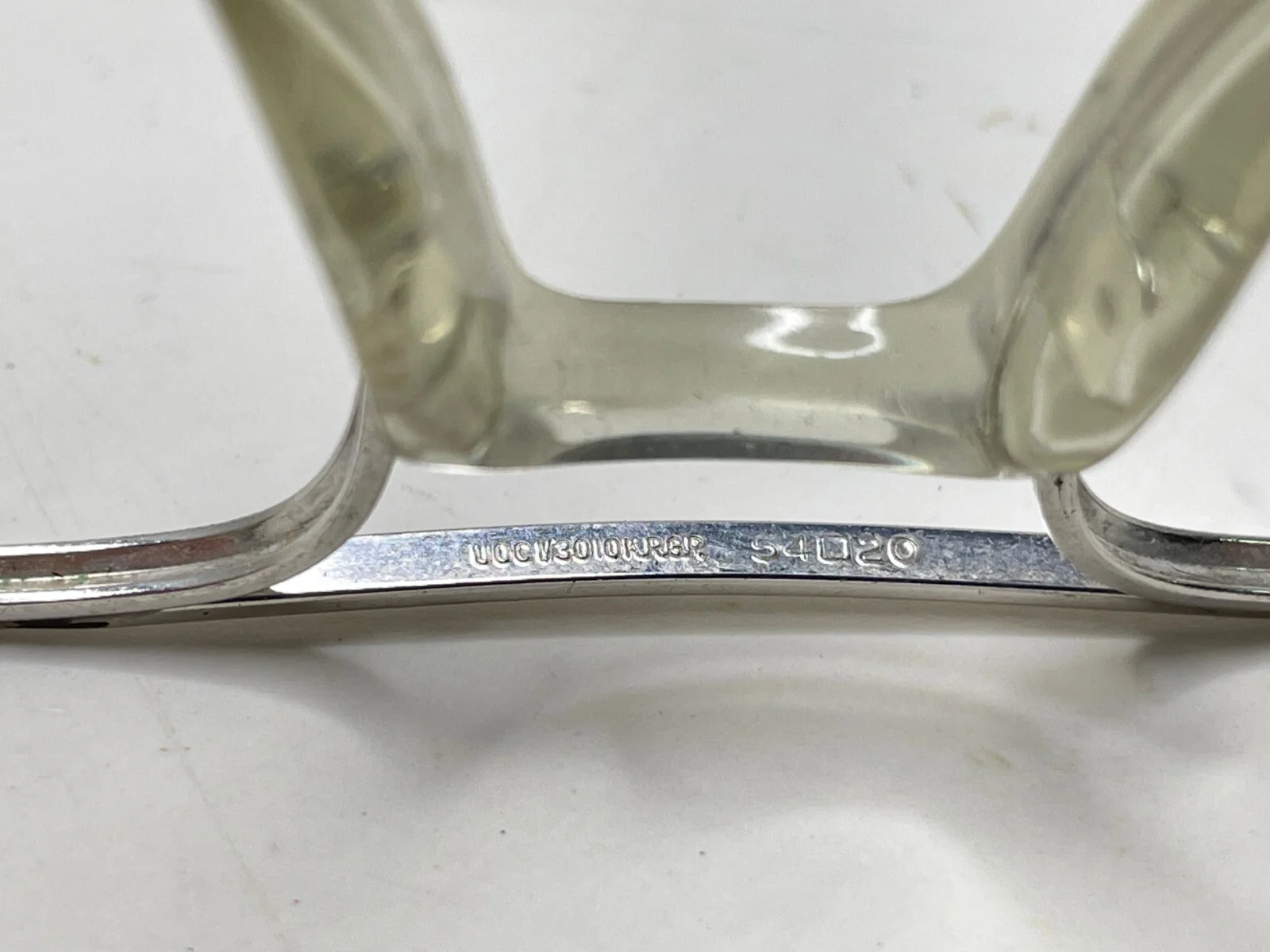 Vintage Universal Eyeglass Sunglass Frames Aviator 1/30 10K WHITE GOLD NOS #18 4