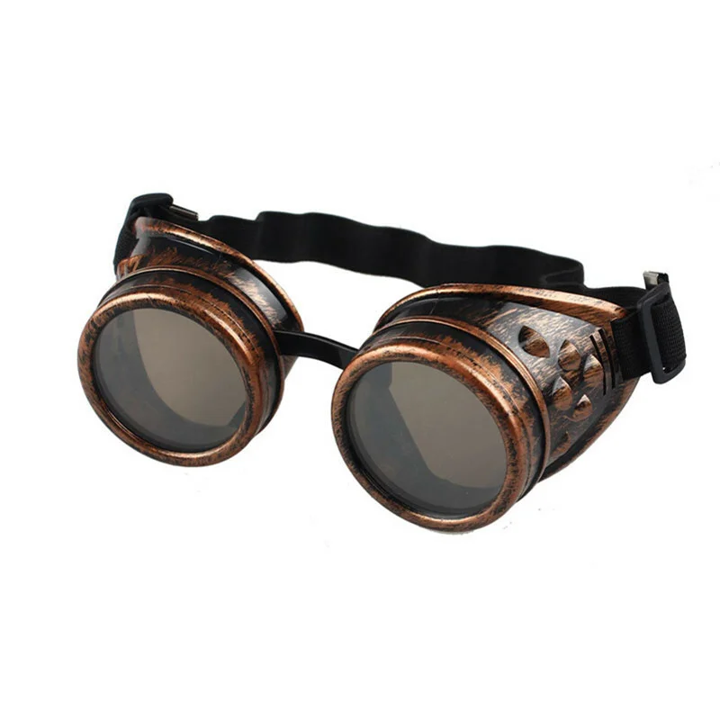 Vintage Victorian Steampunk Goggles Retro Glasses Gothic Punk Cosplay Costume