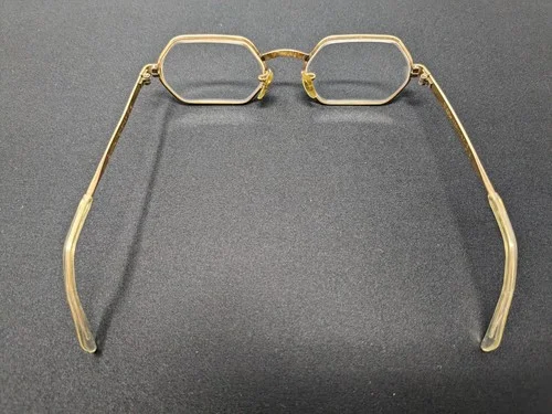 Vintage Victory 1/20-12K G.F. 5 ¼ Glasses Hexagonal Frame Gold Filled 48 - 18 3