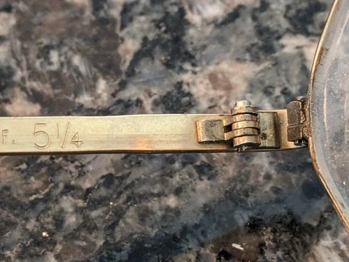 Vintage Victory 1/20-12K G.F. 5 ¼ Glasses Hexagonal Frame Gold Filled 48 - 18 4