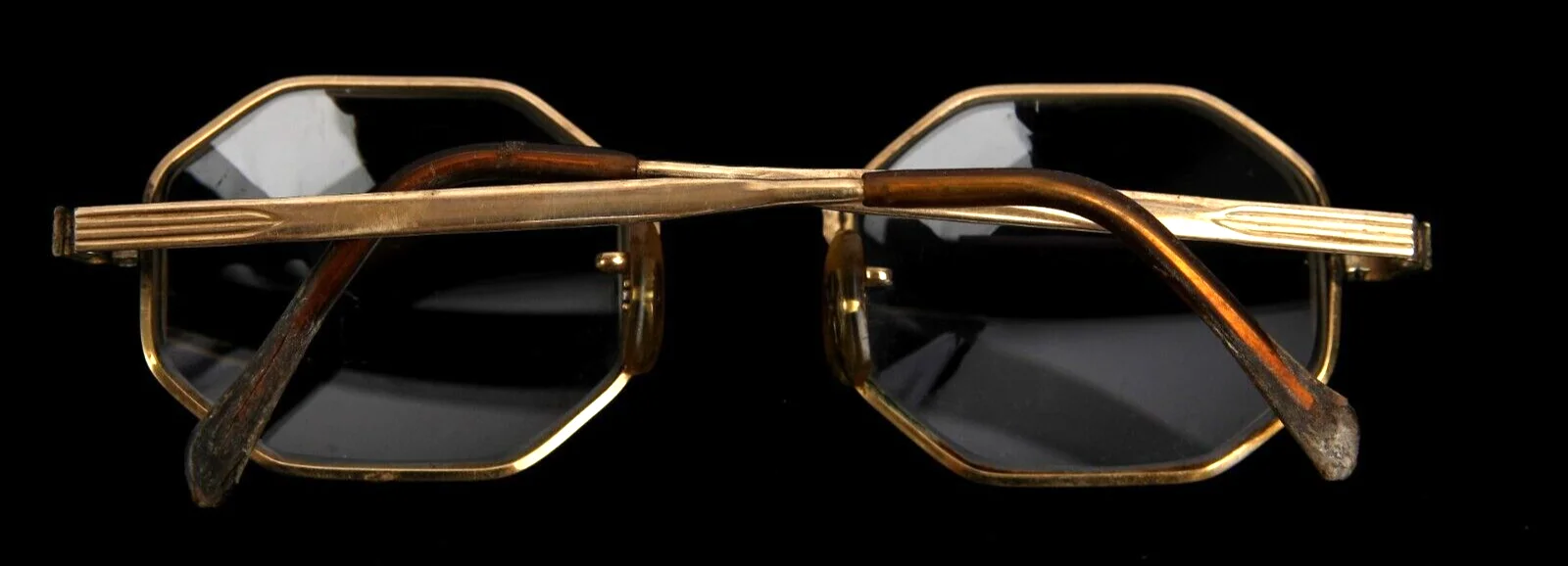 Vintage Victory 1/20 12KGF Octagonal Eyeglasses Glasses 5 1/4 3