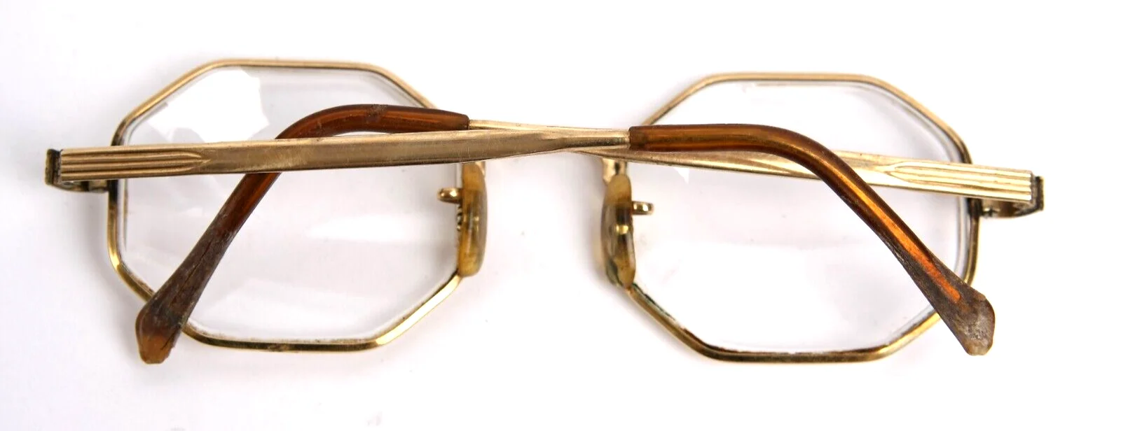 Vintage Victory 1/20 12KGF Octagonal Eyeglasses Glasses 5 1/4 4