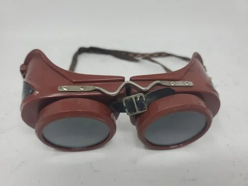 Vintage Welding Motorcycle Goggles Safety eye glasses steampunk industrial