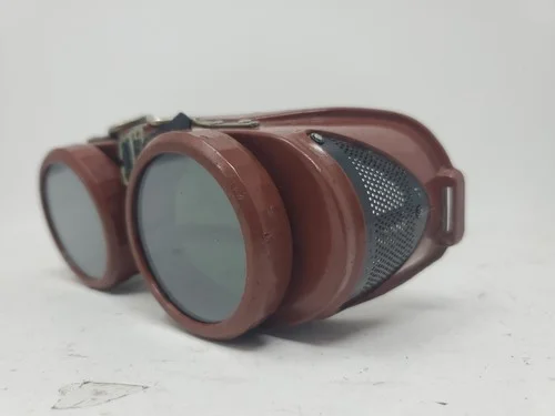 Vintage Welding Motorcycle Goggles Safety eye glasses steampunk industrial 2