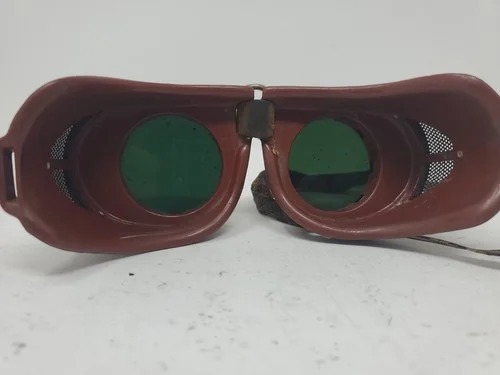 Vintage Welding Motorcycle Goggles Safety eye glasses steampunk industrial 3