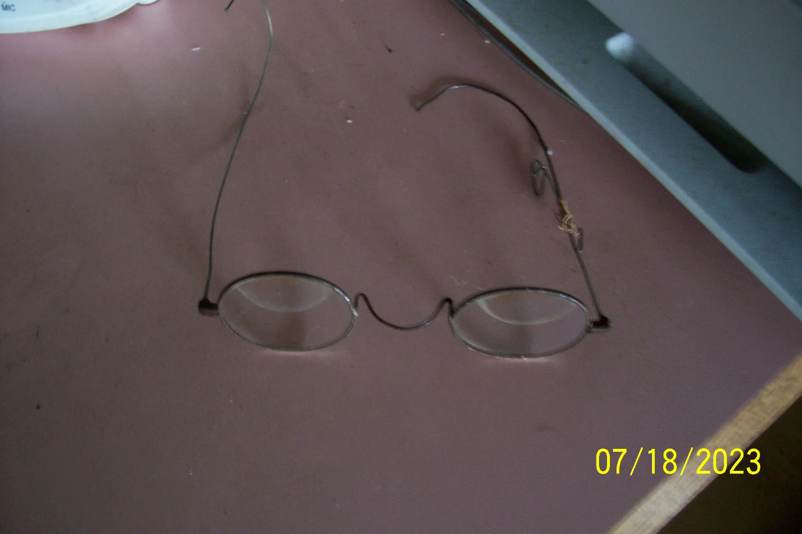 vintage wire rim bifocal eyeglasses 2