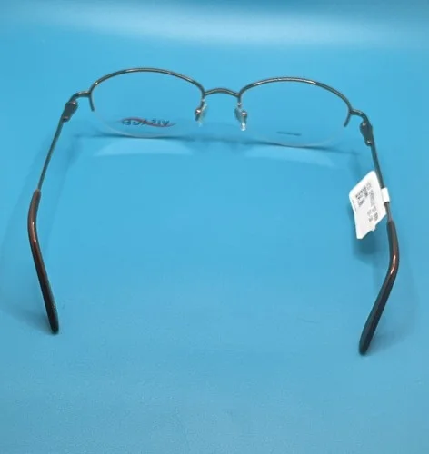 Visage Chenille Brown Semi Rimless Authentic Women’s Eyeglass Frames 52 18 135 3