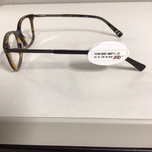 Vision Source Smart Eyeglass Frames PL-222 Black 49-15-135 4