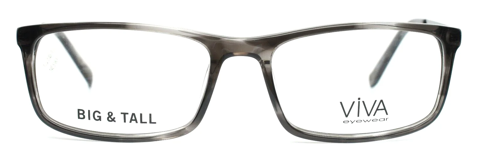 VIVA Big & Tall VV4026 020 Gray Mens Rectangle Eyeglasses 58-18-145 B:35 2