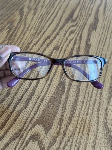 Vogue Brown Tortoise / Purple Eyeglasses Frames VO 2961 2019 53[]17-135 3