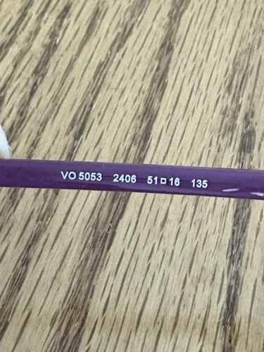 Vogue Brown Tortoise / Purple Eyeglasses Frames VO 2961 2019 53[]17-135 4