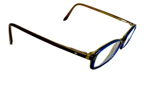 Vogue Eyeglass Frames Italy VO 2203 W929 Black w/Blue 49-16-140 3
