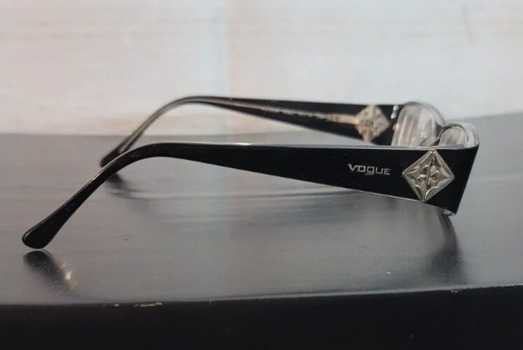 Vogue Eyeglass Frames VO 2504 W827 Rectangular Full Rim 49-15-130 Black 2