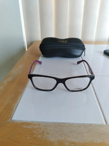 Vogue VO 2787 2406 Eyeglasses Frames Purple Tortoise Square Full Rim 53-16-140 2