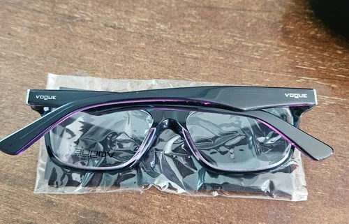 VOGUE VO2787 2267 Transparent Green Violet 51-16-140 Eyeglasses Frame Case Cloth 3