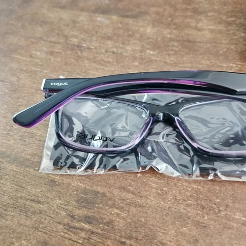 VOGUE VO2787 2267 Transparent Green Violet 51-16-140 Eyeglasses Frame Case Cloth 4
