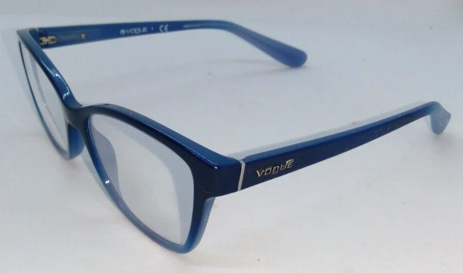 Vogue VO2998 2346 Eyeglass Frames Deep Blue Fade to Light Blue 52-16-140 2