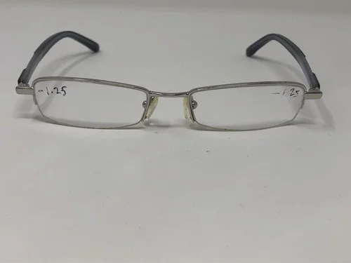 VOGUE VO3536 323 Eyeglass Frames 50-18-140 Half Rim Silver/Black 2
