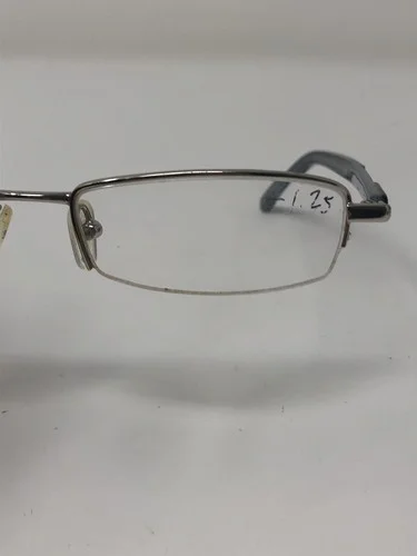 VOGUE VO3536 323 Eyeglass Frames 50-18-140 Half Rim Silver/Black 4