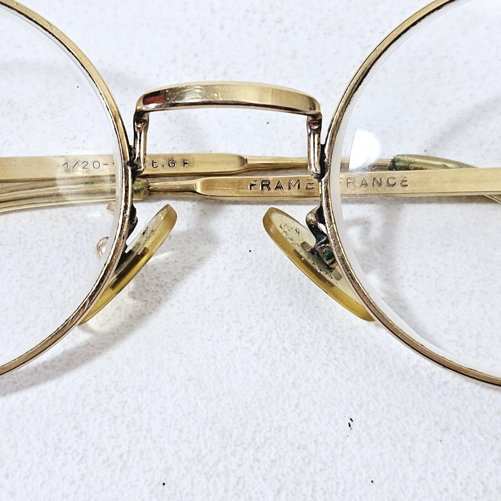 Vtg 1/20-14K Gold Filled Eye Glass FRAMES ONLY Women 2