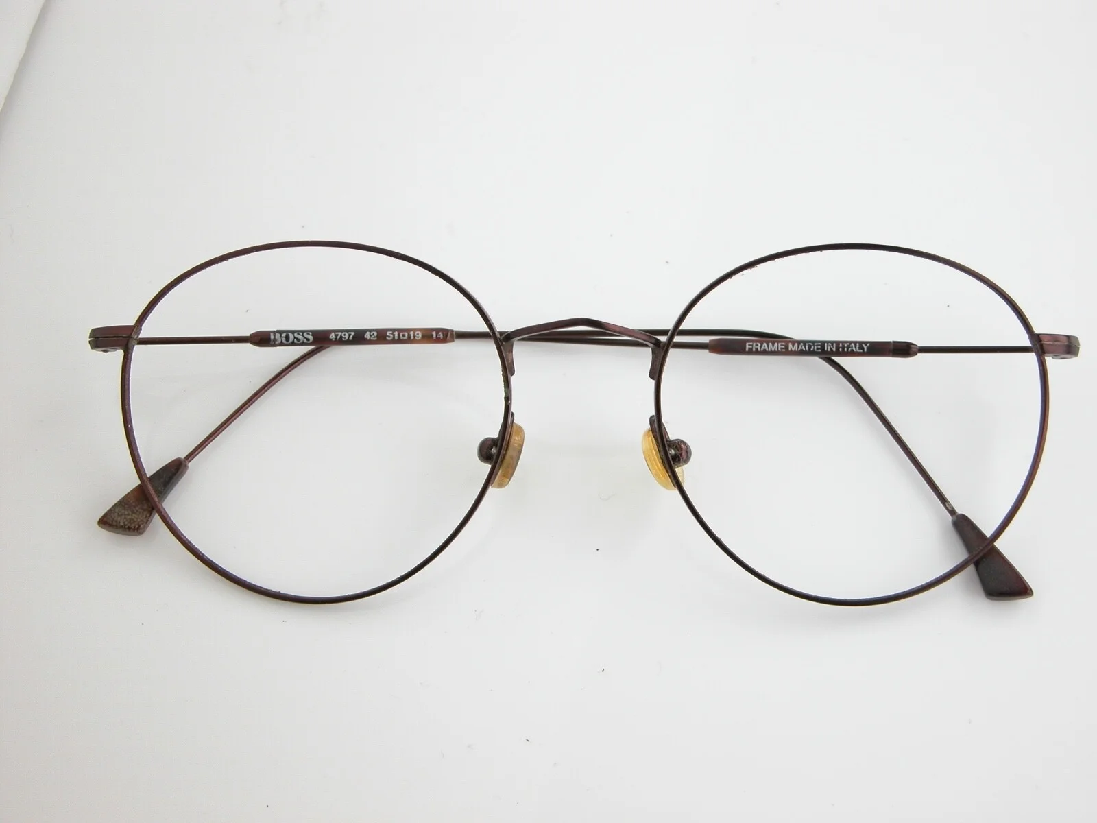 Vtg 1980s 90s Eyeglasses Frames Tortoise Colours Giorgio Armani Hugo Boss LOT 4 3