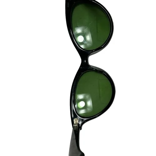 Vtg 50’s Cat Eye Glass FRAMES ONLY - Rhinestones Black 5 1/4 rockabilly 4