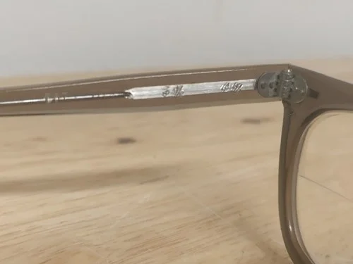 Vtg 60s Rare Minus Logo Clear Frames Titmus Z87 Eyeglasses Thick Strong Glasses 2