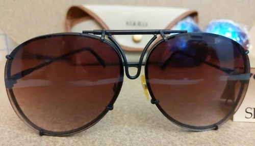 Vtg Aramis Spectators Glasses W/case Changeable Lenses 2