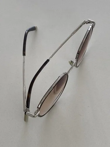 VTG Calvin Klein Eyeglass Metal Frames round glasses 80s Keith Haring 50 20 140 2