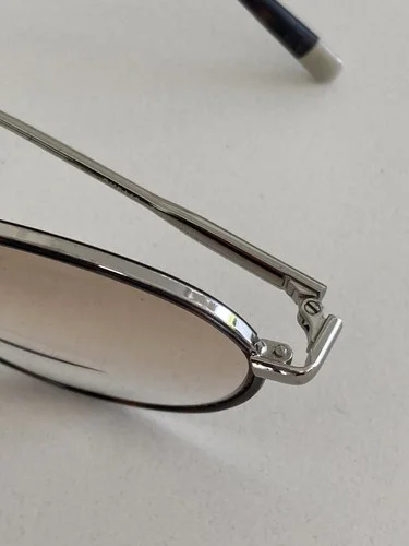 VTG Calvin Klein Eyeglass Metal Frames round glasses 80s Keith Haring 50 20 140 4