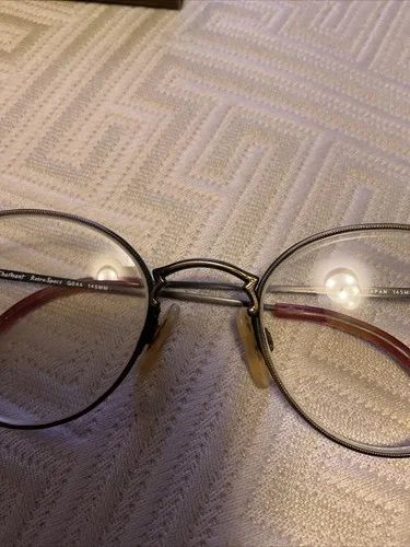 VTG Charmant Filigree Arm Glasses Tortoise Clear Frame G044 144mm 1970 3